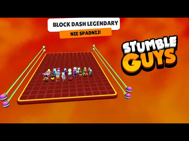 Novo Block Dash Lendário 😱😍 #stumbleguys #blockdash #blockdashinfini