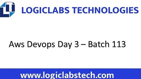 Aws Devops Day 3  Batch 113