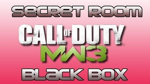MW3 Glitches: *NEW* Black Box Secret Room Glitch!