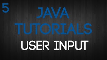 Java Programming Tutorial: Episode 5 - User Input