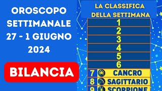 OROSCOPO SETTIMANALE  27 - 2 GIUGNO  2024