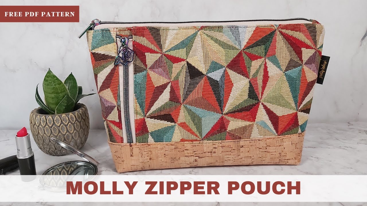 DIY Zippered Pouch Sewing Pattern – BLISS JOY BULL