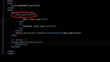 Mostrar / Ocultar elemento HTML con jQuery y JavaScript
