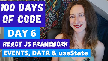 REACT USESTATE & PASSING DATA | 100 DAYS OF CODE | DAY 6 | TECH, CODE & CAREER CHANNEL | LILLY CODE
