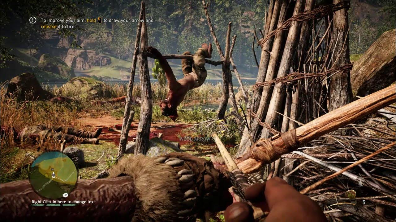 Far Cry Primal Gameplay Collecting Green Leaves For Sayla Killing 