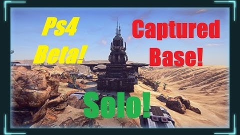 PS4 Beta! Captured and Defended a Base Solo! Planetside 2