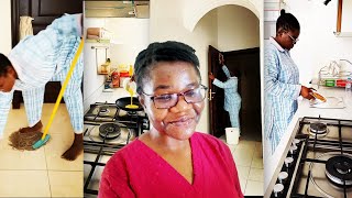 MORNING ROUTINE AS A DOMESTIC WORKER IN ARAB COUNTRY|| penninahthegrace 