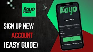 How To Sign Up on Kayo sports