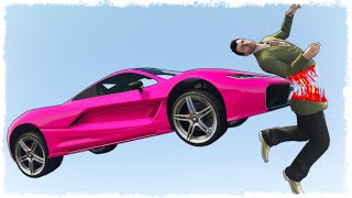 РАЗОРВАЛО НА ЧАСТИ МАШИНОЙ В GTA ONLINE (ЭПИК В ГТА 5) #258