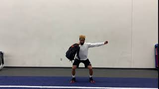 Backpack 1-Arm Front Rack Squat