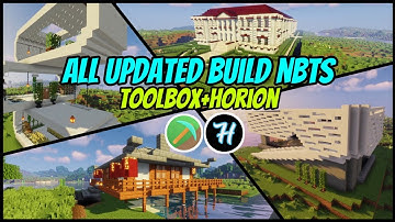 All Instant Build Nbts For Horion And Toolbox Minecraft 1.19.51+