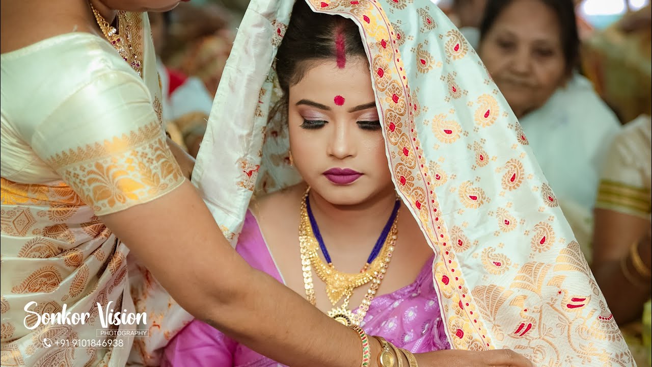  Assamese  Wedding Cinematic full video Abhijit  Bidya  Beautiful  cute wedding 2022  biya