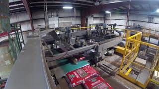 Line 1 palletizer row pusher layer former issue 001