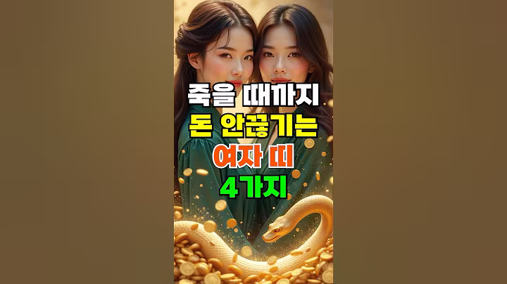 죽을때까지 돈 안 끊기는 여자띠 #운세 #재물운