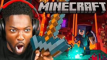 RDC GOES INTO THE NETHER (Minecraft Episode 4)