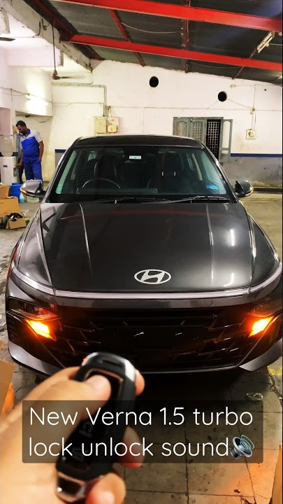 New verna lock/unlock horn sound #shorts #verna2023 #hyundaiverna2023 #carhorn #horn #car