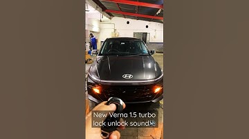 New verna lock/unlock horn sound #shorts #verna2023 #hyundaiverna2023 #carhorn #horn #car