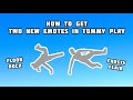 How to get frosty flair and floor rock emotes in tommy play  all pretzel locations