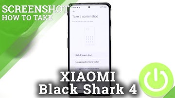 How to Take Screenshot without Physical Buttons on Xiaomi Black Shark 4 - Gesture Screenshot