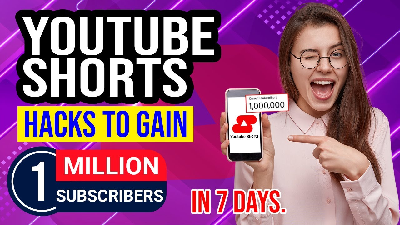 YouTube shorts hacks (quickest way to 1 million subscribers!) YouTube