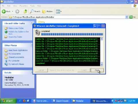 How To Remove Bearshare From Windows Vista