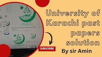 Karachi university aptitude test past paper solution math derivative application