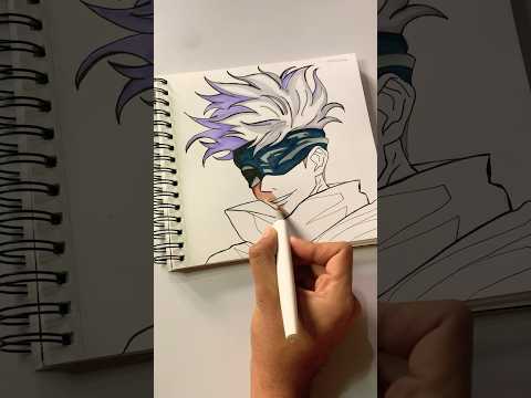 Drawing Gojo With
