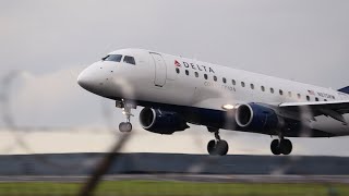 VERY CLOSE UP TAKEOFFS and LANDINGS | Charlotte Douglas Airport Plane Spotting