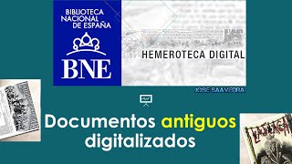 Navegación en la Hemeroteca digital de la Biblioteca Nacional de España  (BNE)