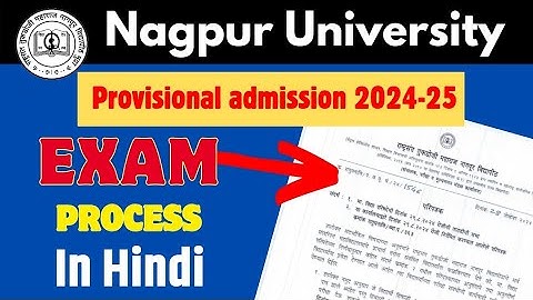 A.T.K.T 28 Nov 2024 provisional admission students exam related RTMNU Nagpur University