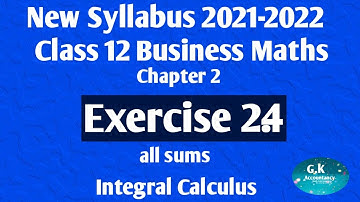 12th Business maths Chapter2 (Exercise 2.4)