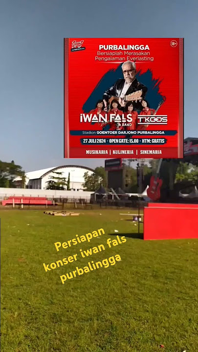 persiapan konser iwan fals di gor purbalingga,, #purbalingga #music #iwanfals #konser