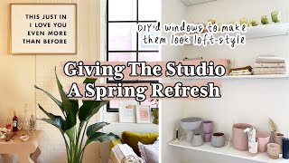 Refreshing Team AG’s Studio | Painting, New Windows, Organizing!