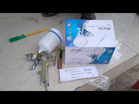 hvlp Spray Gun unboxing, Gan Kaise Chalaye Jati