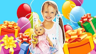 Maya Ple 5 Años La Fiesta De Maya Y Lina. Vídeos De Juguetes Bebés Para Niños.