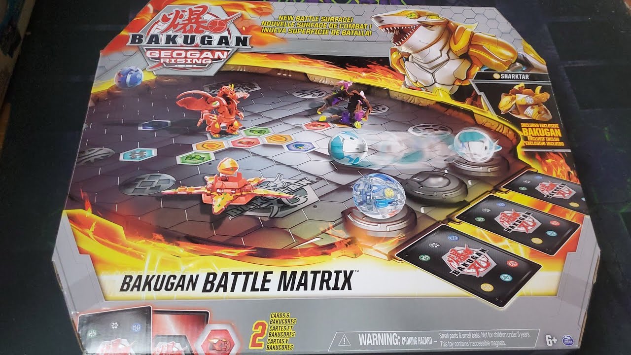 Bakugan GEOGAN RISING - ARENE DE COMBAT BATTLE MATRIX SAISON 3 - Jeu de  plateau avec 1