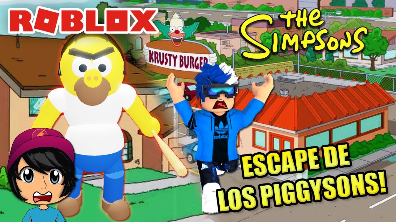 Escapa De Los Piggysons Los Simpsons En Roblox Soy Blue Piggysons Roblox Espanol Youtube - escapa de homero simpson en roblox youtube