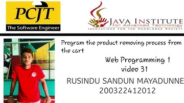 Program the product removing process from the cart | Web Project | Task 31