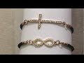 COMO HACER PULSERAS CON CORDON-DIY-HOW TO MAKE CORD BRACELET-TUTORIAL