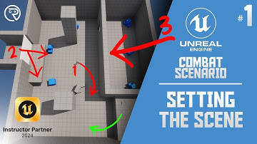 Unreal Engine 5 Tutorial -  Combat Scenario Part 1: Setting the Scene