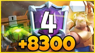 TOP 4 WITH 8300 TROPHIES GAMEPLAY -ClashRoyale