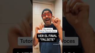 Cómo se hace el falsete muy pronto #Tutorial #Voz #Falsete #Canto #PabloVargas