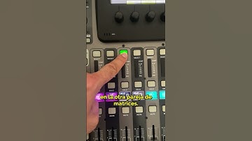 Tutorial Behringer X32 - Crossover interno de dos vías #behringerx32 #crossover #audio #sonidoenvivo
