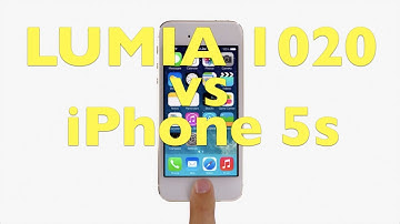 iPhone 5s vs Nokia Lumia 1020 Preview