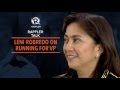 Rappler Talk: Leni Robredo on running for VP