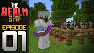 Realms Multiplayer Survival Ep. 1 - HISTORY IN THE MAKING! - Minecraft PE (Pocket Edition)