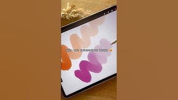 Watercolor brushes for procreate iPad #procreate #watercolor #procreatebrushes  #digitalart #shorts