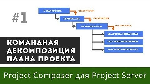 Декомпозиция проекта в Project Composer для Project Server