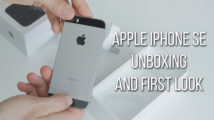 Apple iPhone SE unboxing and first look