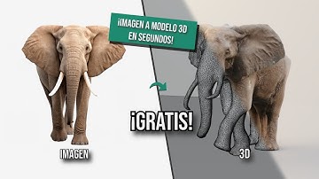 🚀¡Transforma cualquier imagen en un modelo 3D GRATIS en segundos!